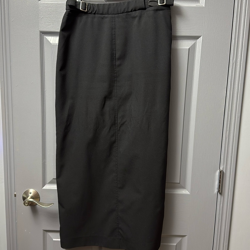 Long black skirt